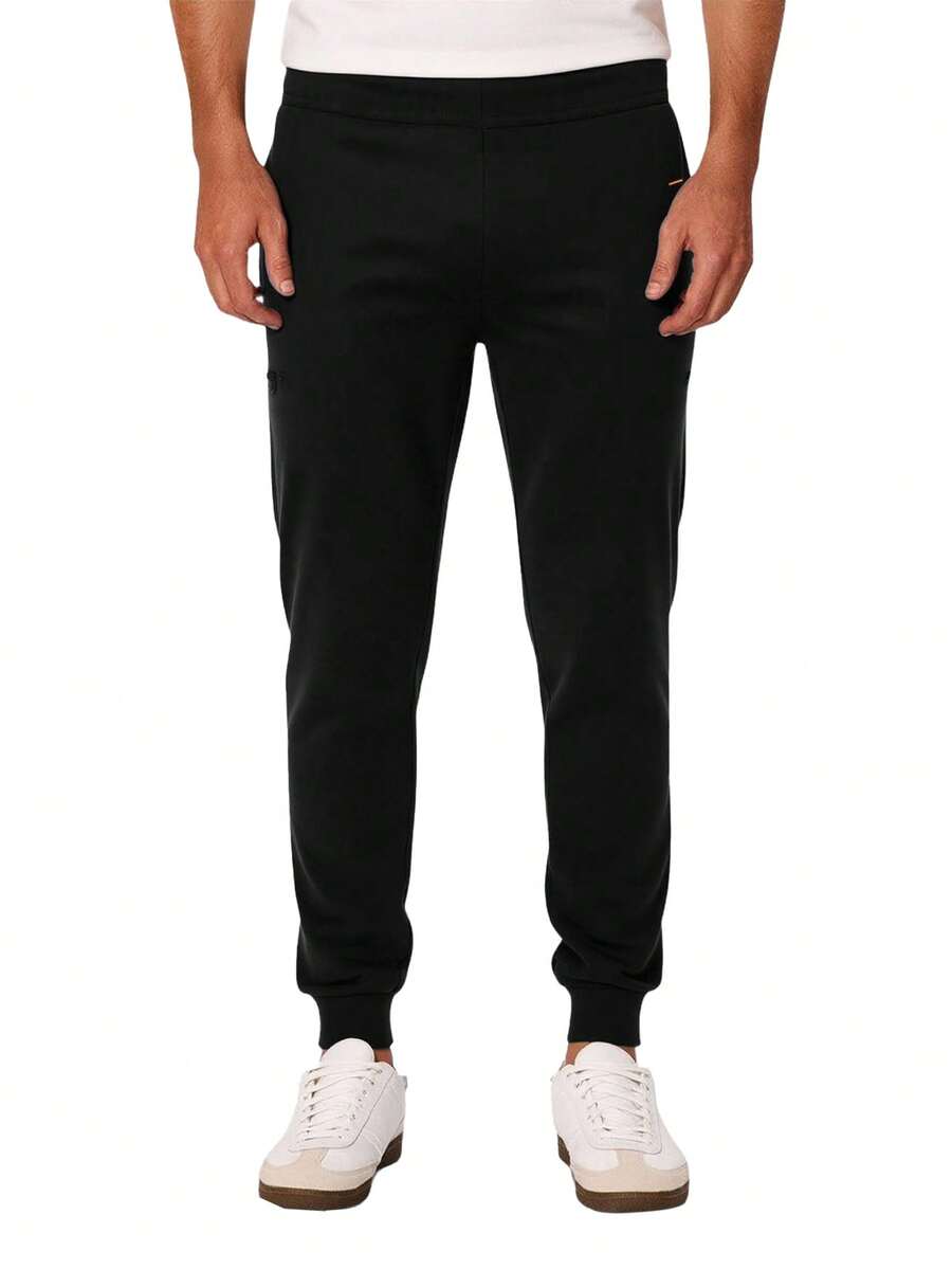 Essential Men Joggers Pants - Black - View 1