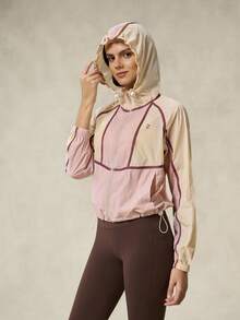 OutZeal UV Protection UPF50+ Cooling Lightweight Color-Blocking Outdoor Sun-Proof Jacket Summer Hiking