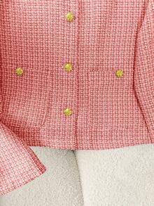 GlowEve A Two Pieces Set Of Elegant And Fashionable Autumn Vacation Style Woven By A Lady - Red - View 5