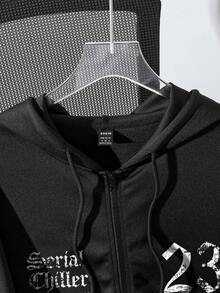 Attitoon Áo khoác nỉ nữ dáng rộng, cổ điển, có khóa kéo, in hình Punk 23; dáng suông, tay dài, hoàn hảo cho mùa thu/đông. Phong cách bao gồm Y2K, Boho, Hippie, lễ hội âm nhạc, thời trang đường phố, retro và hip-hop với ảnh hưởng của thẩm mỹ, chủ nghĩa Gothic Cybersigilism và Gyaru. Hình ảnh đồ họa - màu đen - Xem 3
