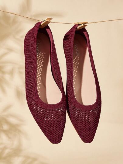 Ressula Women's Fashionable Breathable Hollow-Out Flat Casual Shoes