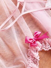 FairyFlirt 2pcs Women's Sexy Lingerie Set (Top And Panty)