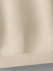 EASEVO Sudadera con capucha casual de manga larga con cordón y estampado de dragón, talla grande para hombre, otoño/invierno - Albaricoque - Ver 4