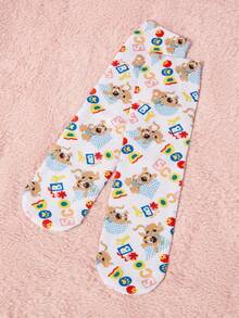 SCOOBY-DOO X SHEIN Women's Soft & Cute Dog Pattern Crew Socks - Multicolor - View 4