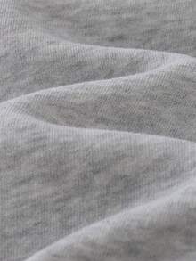 THE HAPPY LOOK 年轻女孩灰色字母印花基本款运动衫 - 灰色 - 查看 4