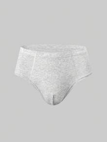 6 件/包青少年/青少年男孩基本款纯色柔软棉质休闲舒适内裤三角裤，适合所有季节