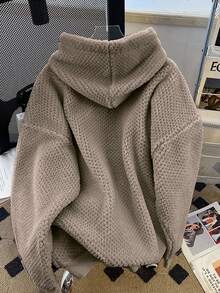 GlowEve 25件装高端小众毛绒保暖内衬卫衣，秋冬季 - 摩卡棕 - 查看 2