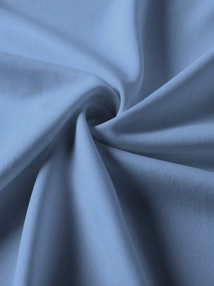 Manfinity Homme 男士简约印花圆领短袖T恤 - 彩色 - 查看 6