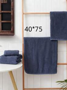 SHEIN 1/2PCS Jacquard 100% Cotton Towel & Bath Towel Set | Light, Thin, Soft & Highly Absorbent | Perfect For Home, Travel, Guest Use, Bathroom & Pool | Choose Your Size