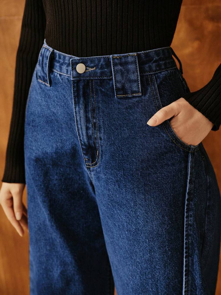 Pantalon à jambes cintrées bleu pour femmes, convient pour la Saint-Valentin, la Fête des Mères, Top de gamme