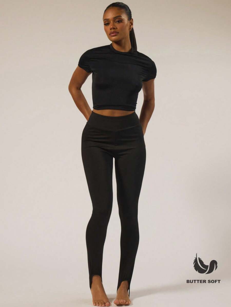 MUSERA ESSENTIALS Leginsy z wysokim stanem, na szelkach, podstawowe, na jesień i zimę, na co dzień, na wyjście, na co dzień, na wieczorne wyjście, seksowne, urocze, przytulne, na jesień