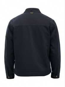 Classic Men's Harrington Jacket Navy Blue - Navy - 查看 5