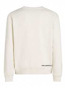 Karl Lagerfeld Men´S Sweatshirt White - Cannoli Cream - View 5