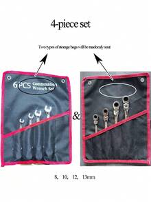 可调头棘轮扳手套装，组合扳手套装，铝合金手动工具套件，棘轮扳手套装，男士工具