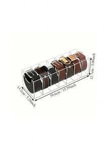1pc Clear Acrylic Belt Storage Box For Men And Women, Belt Display Rack For Supermarkets And Shopping Malls, Desk Organizer, Gender Reveal Party, Perfect For Birthdays, Weddings, Parties, The Perfect Gift For Colleagues, Friends, And Family, Back To School - Multicolor - View 6