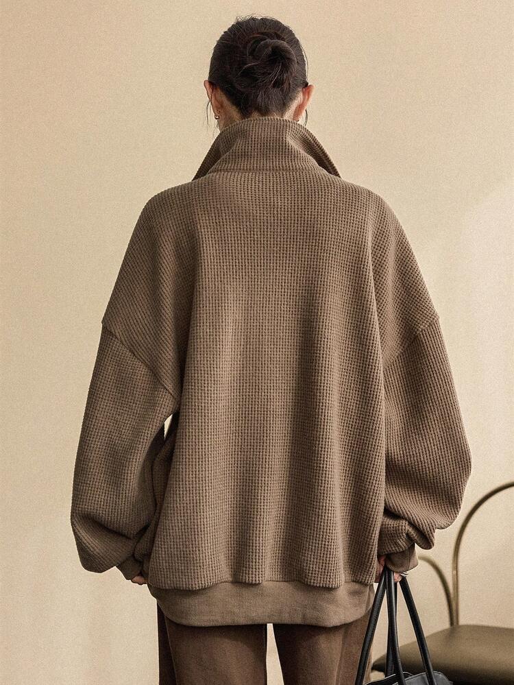 Women's Loose Casual Sweatshirt, Fashion Business Casual Style, Autumn/Winter