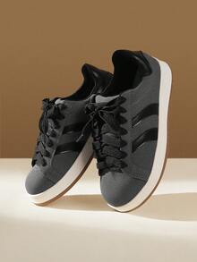 CUCCOO EASI 女士圆头平底休闲运动鞋，舒适仿麂皮休闲运动鞋，适合日常室内外活动 - 深灰色 - 查看 7