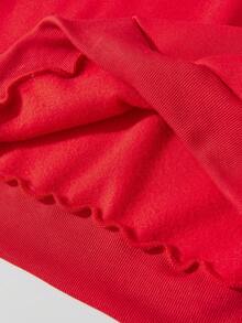 GraphicGems 圣诞快乐 2 件套幼儿男童休闲时尚创意个性化新鲜圣诞老人和驯鹿图形字母印花运动衫和裤子套装，舒适的圣诞派对和休闲装 - 紅色 - 查看 6