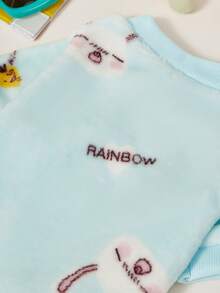 PETSIN Letter Pattern Fleece Cute Warm Sweatshirt, Autumn/Winter - Blue - View 4