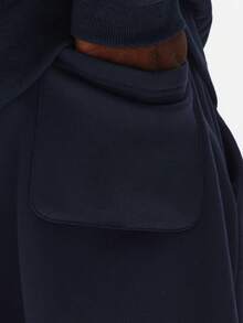 SUMWON Overhead Hoodie And Jogger Co-Ord Set State Of The Art Textured Navy Lounge Wear - Royal Blue - View 7