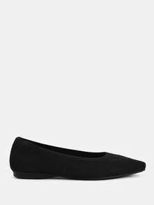 Ressula Women's Fashion Pointed Toe Casual Flat Shoes For Daily Wear - Black - View 2
