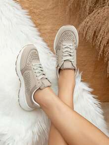 Women Tennis & Racquet Sport Shoes - Khaki - View 2