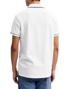 Calvin Klein Men's Polo Shirt Bright White - 白色 - 查看 2