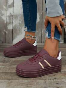 Women Tennis & Racquet Sport Shoes - Red Violet - View 3