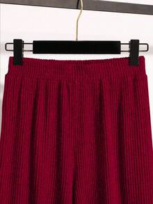 Resyla Women's Casual Solid Color Hoodie And Pants 2 Pieces Set, Autumn