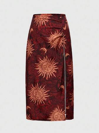 Hippie Gonne casual e versatili da donna con spacco sul fondo