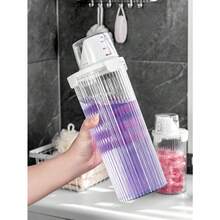 1pc Laundry Powder Storage Box, Large Capacity 1800ML/1350ML/800ML Laundry Bucket, Home Bathroom Bead-Shaped Plastic Bucket, Canister Laundry Powder Container, Laundry Powder Dedicated Storage Box, Convenient For Storing Detergent And Powder, Marked Lid For Accurate Dosing, Airtight And Moisture-Proof, Spout For Easy Pouring - Multicolor - View 14