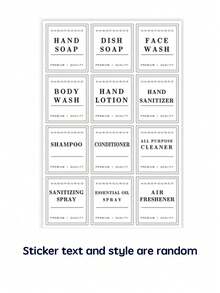 Bộ 2 chai đựng sữa dưỡng thể dạng nhấn 500ml/16oz kèm 12 nhãn chống thấm nước, chai nhựa đựng sữa dưỡng thể có thể tái sử dụng để đựng dầu gội, sữa tắm, dầu xả - Bộ chai rỗng dùng cho phòng tắm khách sạn, trang trí nhà cửa, trang trí mùa thu, trang trí nhà cửa dịp tựu trường. - Nhiều màu - Xem 18