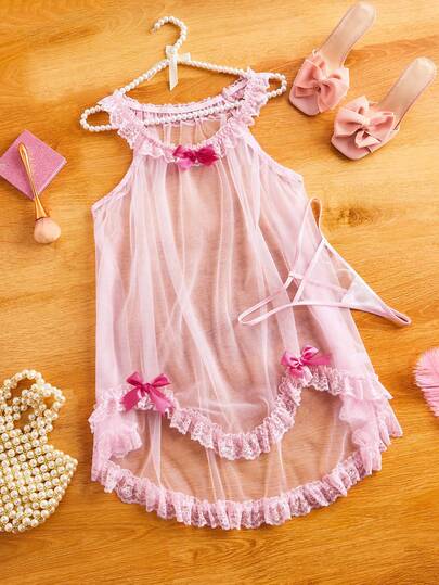 FairyFlirt 2pcs Women's Sexy Lingerie Set (Top And Panty)