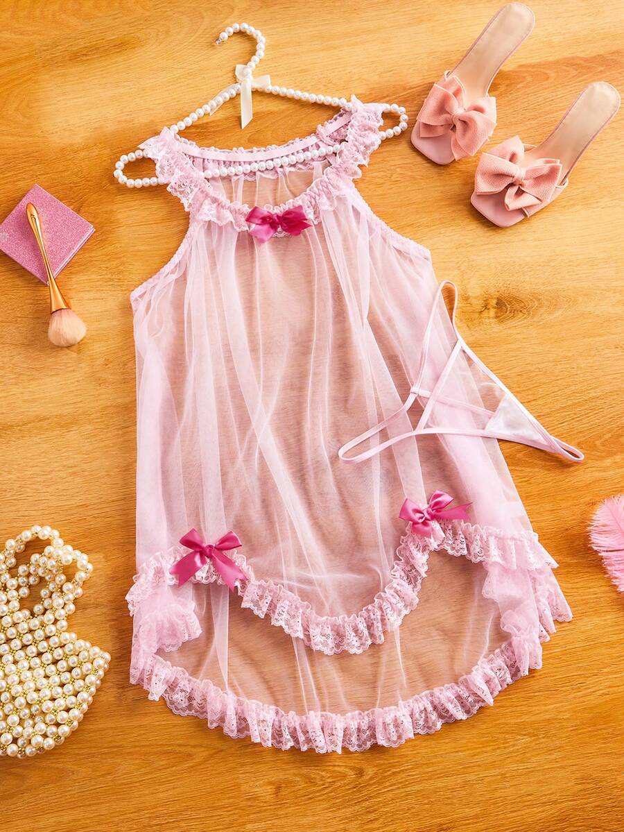 FairyFlirt 2pcs Women's Sexy Lingerie Set (Top And Panty)