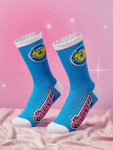 THE POWERPUFF GIRLS X SHEIN Women Crew Socks - Multicolor - View 2