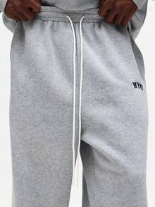 SUMWON NYC Sweatshirt Hoodie Co-Ord Set Oversized Fit Pullover Sweatpants Matching Tracksuit Winter Loungewear Men