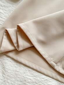 Vintaside Kids 1 件女童秋季夹克，韩版宽松版型，领口带刺绣蕾丝，纽扣开合，百搭时尚，适合休闲装、校园装、街头装 - 卡其色 - 查看 7