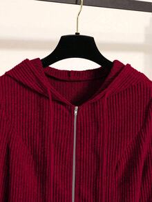 Resyla Women's Casual Solid Color Hoodie And Pants 2 Pieces Set, Autumn