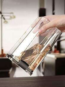 Tea Cans, Sealed Cans, Storage Bottles, Cereals, Storage Bottles, Transparent Plastic Food Cans, Dry Goods Storage, JarsClear Food Storage Jar - Clear - View 6