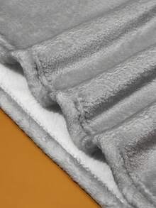 TOM & JERRY X SHEIN 1条法兰绒毯，厚实保暖，3D耳朵设计，床毯，适合在床上、沙发上、学校、办公室使用。 - 彩色 - 查看 11