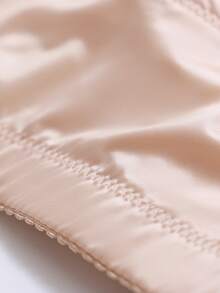 1 pieza Sujetador con aros para mujer, casual y cómodo, levanta y separa, cierre con cremallera delantera