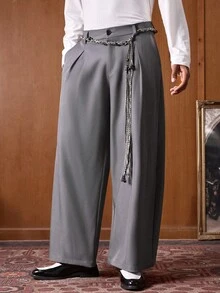 SWAVVY Quần âu nam trơn màu - Màu be - Xem 4