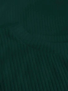 Franclia 优雅圆领针织T恤，简约时尚针织上衣，秋冬