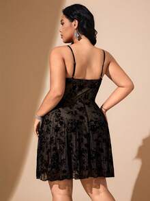 Hourglow Plus Size Solid Color Ruched Sexy Spaghetti Strap Summer Dress, For Hourglass Body Shape/Valentine's Day