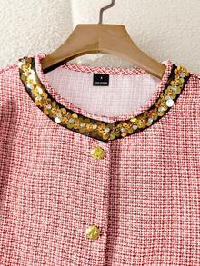 GlowEve A Two Pieces Set Of Elegant And Fashionable Autumn Vacation Style Woven By A Lady - Red - View 4
