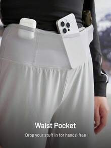 In My Nature 女式宽松休闲户外运动裤，带口袋，秋冬 - 灰色 - 查看 4