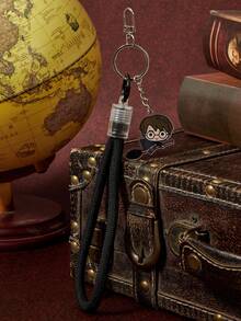 HARRY POTTER X SHEIN 可爱卡通哈利波特图案亚克力钥匙扣、腕带 - 黑色 - 查看 4