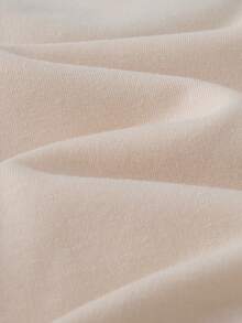 THE HAPPY LOOK 2pcs/Set Young Boy Raglan Sleeve Top And Pants, Simple And Fashionable - Brown - View 3