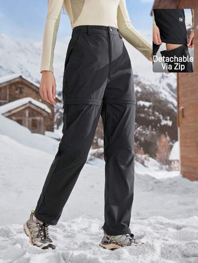 SHEIN In My Nature 女式纽扣口袋百搭休闲徒步裤