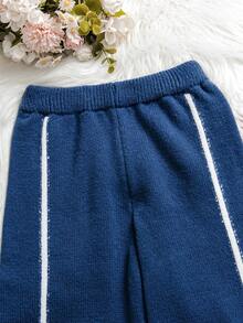 Sparklyn New Fashion Versatile Collegiate Style Bow Patchwork Girls Knitted Sweater & Pant2 Piecesce Set Royal Blue Button Up Kids Outfit Tween Matching Set Knit Girl Knit Set Preppy Two Piece Set Girls Lounge Set Girls Sweatsuit Set Sweat Sets Tweens Comfy Sweatshirt Straight Pants Suit Tween Girl 2 Piece Pants Suit Tween Two Piece Pantsuit Girls Sweater Sets Tween Matching Set Knit Girl Knit Set Casual Two Piece Set Women Two Piece Sets Casual Two Piece Set Girl S Spring And Autumn Suit Kids Two Piece Set Girls Sweater Sets Tween Matching Set Knit Girl Knit Set Girls Spring And Autumn Suit Girl Clothes Autumn And Winter Clothes Women 2 Piece Pants Suits Casual Two Piece Set Girls Spring And Autumn Suit Girls Sweater Sets Girl Pants Sets Girl Winter Clothes Teen Girls Sets Sweatshirt Straight Pants Suit Tween Girl Women Two Piece Sets - Navy Blue - View 6